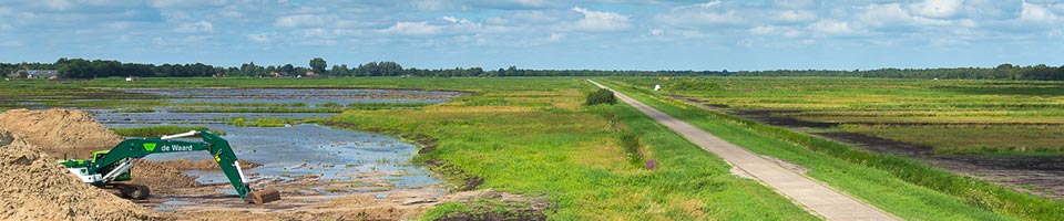 Nieuwe natuur wordt gecombineerd met waterberging in project Wetering Oost -en West.